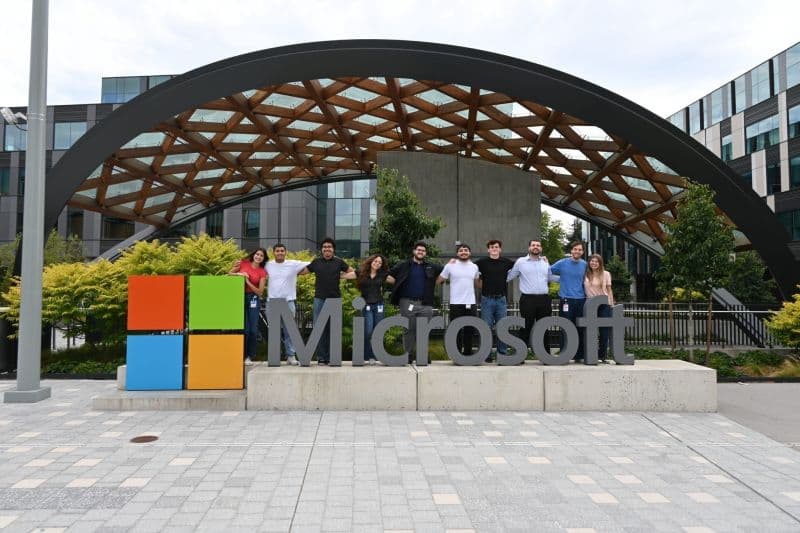 Explorer internship moment in Redmond